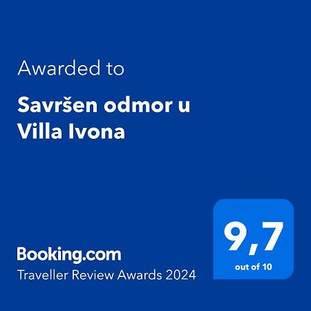 Savrsen Odmor U Villa Ivona Zadar Buitenkant foto